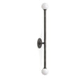 Stilnovo Style Brass Sputnik Wall Sconce in antique black