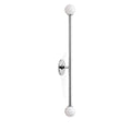Stilnovo Style Brass Sputnik Wall Sconce in polished chrome