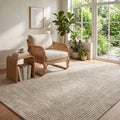 Stripe exquisite rug in a reading nook