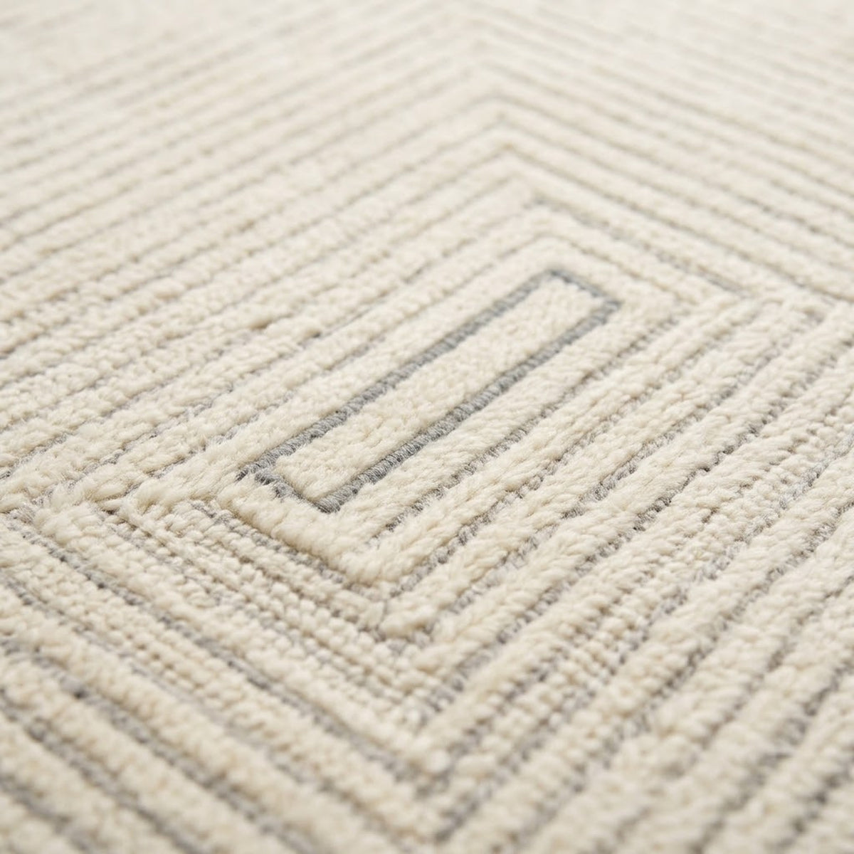 Stripe exquisite rug, close up of the texture