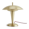 Unlacquered Brass Table Lamp – "The Astro Lamp" in brushed brass
