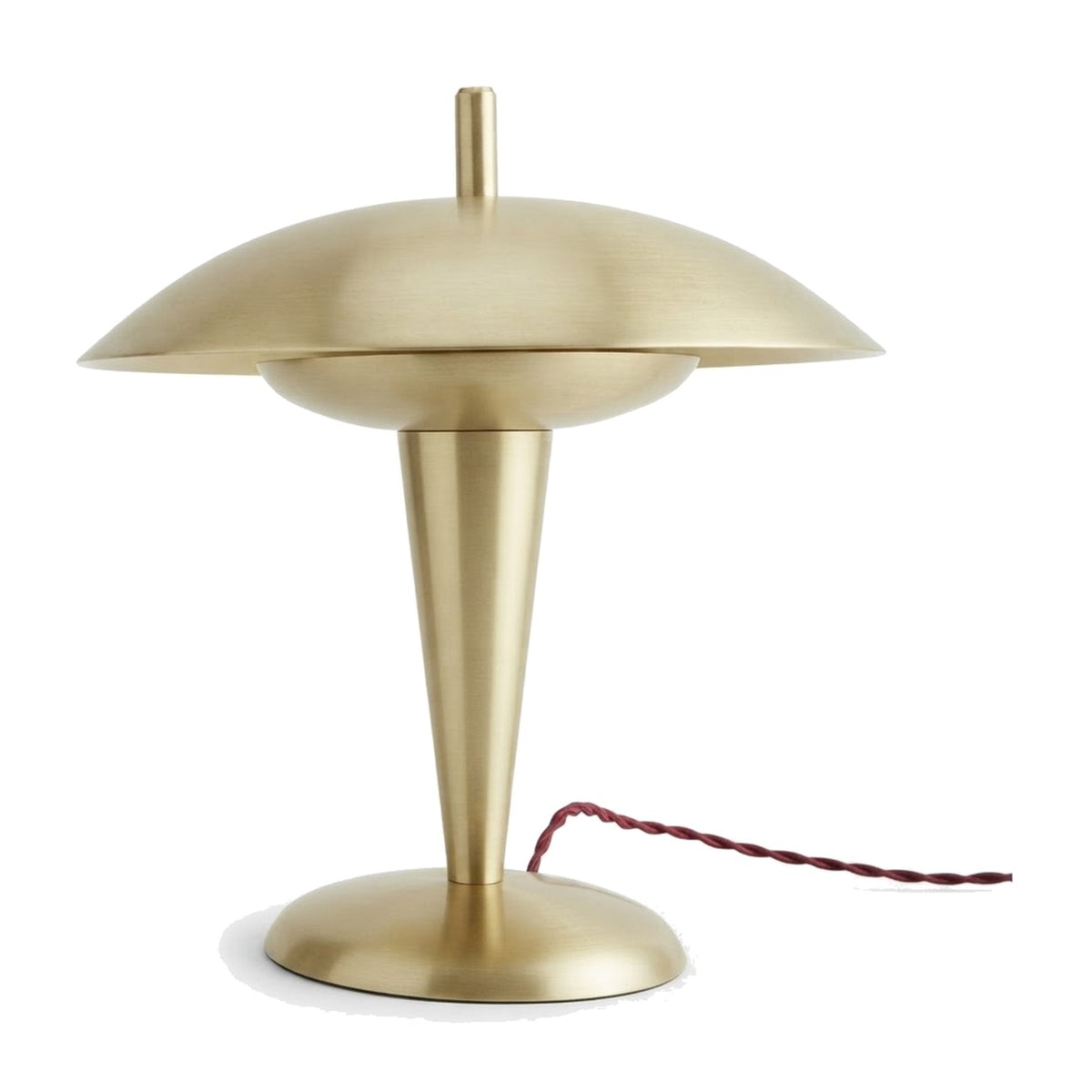 Unlacquered Brass Table Lamp – "The Astro Lamp" in brushed brass