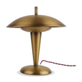 Unlacquered Brass Table Lamp – "The Astro Lamp" in antique brass
