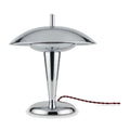 Unlacquered Brass Table Lamp – "The Astro Lamp" in polished chrome