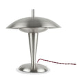 Unlacquered Brass Table Lamp – "The Astro Lamp" in brushed chrome