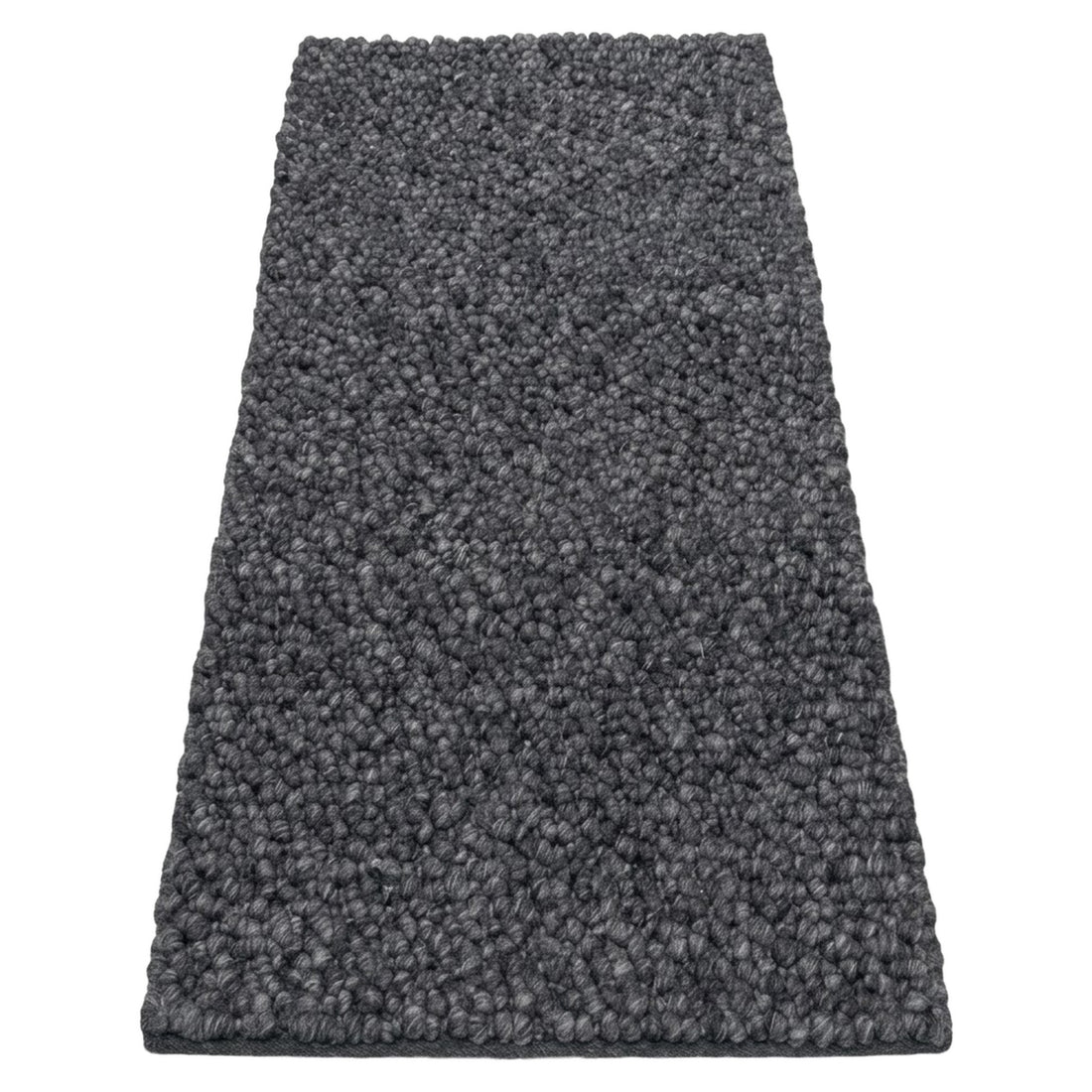 Unparalleled Bubble charcoal Rug, full view on a white background