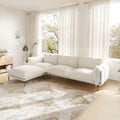 Urban Ark Modular Sofa, 3-Seater Chaise L-shaped Couch Cloud Velvet