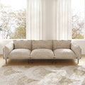 Urban Ark Modular Sofa, Cloud Velvet 3-Seater Sectional 111-Inch, Sand
