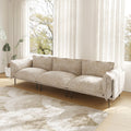 Urban Ark Modular Sofa, Cloud Velvet 3-Seater Sectional 111-Inch