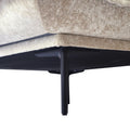 Urban Ark Modular Sofa, Cloud Velvet Loveseat with Chaise 75-Inch, Sand