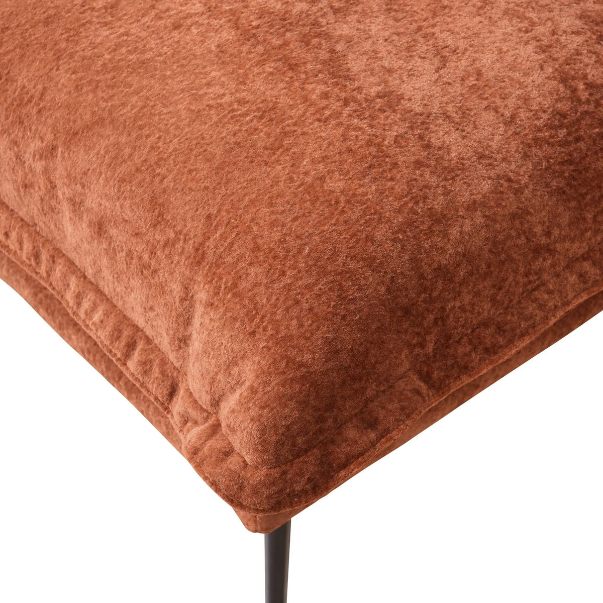 Urban Ark Modular Sofa, Cloud Velvet 3-Seater Sectional 111-Inch, Orange