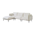 Urban Ark Modular Sofa, 3-Seater Chaise L-shaped Couch Cloud Velvet