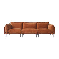 Urban Ark Modular Sofa, Cloud Velvet 3-Seater Sectional 111-Inch