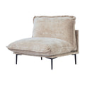 Urban Ark Modular Sofa, Cloud Velvet Middle Seat for Sectional, Sand