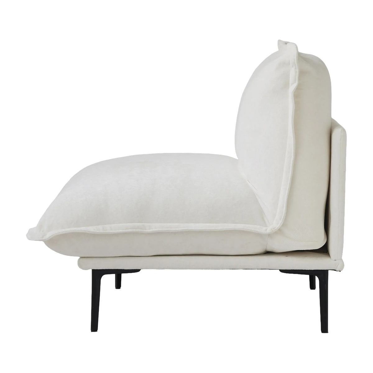 Urban Ark Modular Sofa, Cloud Velvet Middle Seat for Sectional