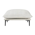 Urban Ark Modular Sofa, Cloud Velvet Single Ottoman for Sectional, White