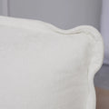 Urban Ark Modular Sofa, Skin-Friendly Cloud Velvet Sectional Sofa 75 Inches Loveseat, White