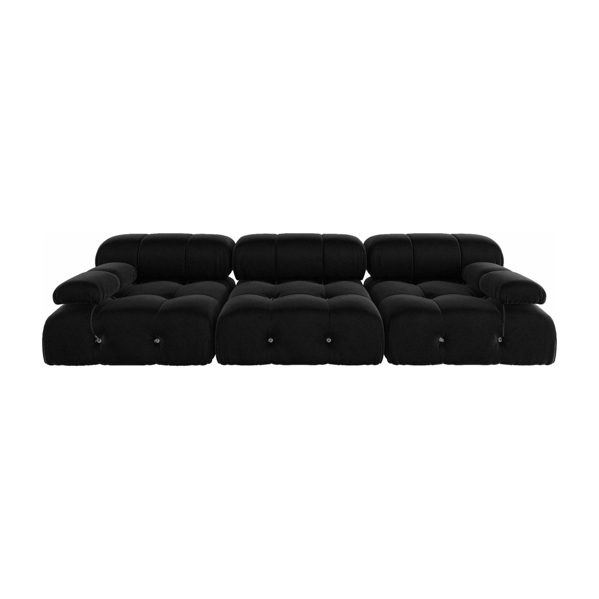 Urban Classic Modular Sofa, Modular Cozy 104-Inch Velvet Sleepers 3-Seaters