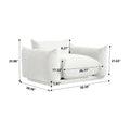 Urban Sectional Sofa, Comfort 50-Inch Chenille Single Sofa 1-Seaters