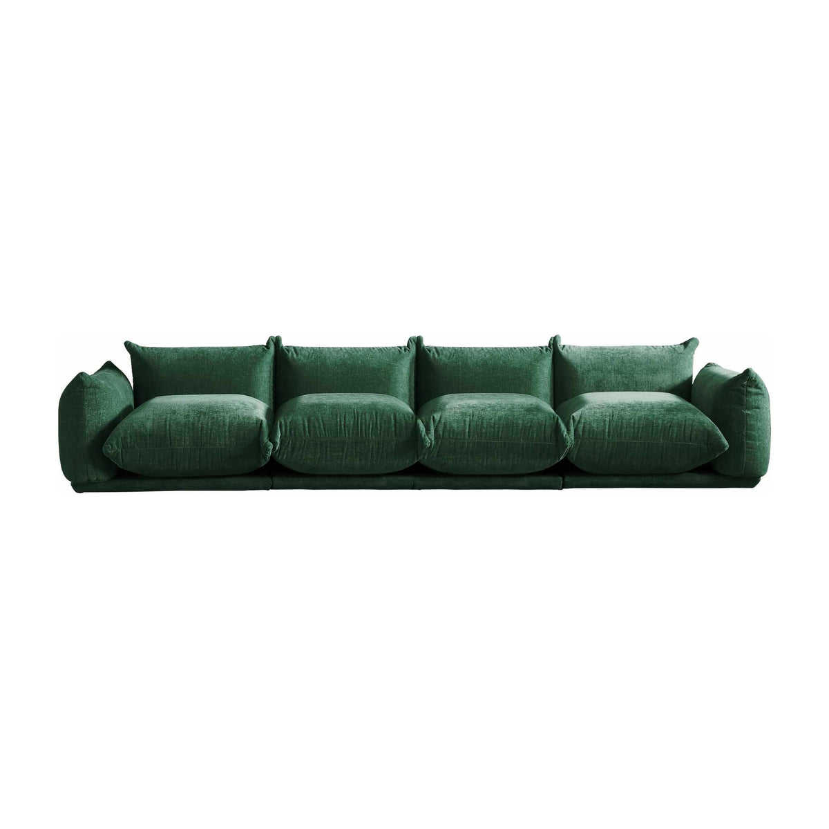 Urban Sectional Sofa, Comfortable Spacious 130-Inch Chenille Sleepers 4-Seaters