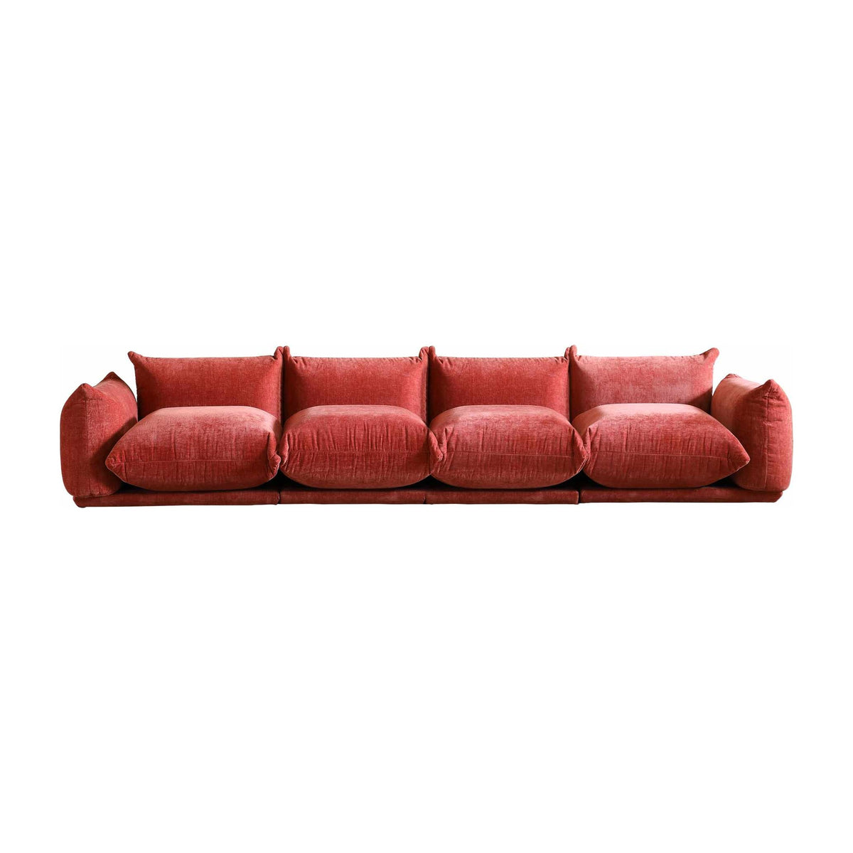 Urban Sectional Sofa, Comfortable Spacious 130-Inch Chenille Sleepers 4-Seaters