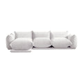 Urban Sectional Sofa, Modular Flexibility 104-Inch Chenille L-Shaped Sectionals 4-Seaters