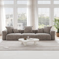 Pixel Modern Modular Sofa, Corduroy Slipcovers - Replacement Covers Only, Brown