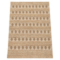 Vintage-Inspired Jute Rug - Authentic, Handcrafted Beauty, full view on a white background
