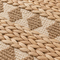 Vintage-Inspired Jute Rug - Authentic, Handcrafted Beauty, close up of the texture
