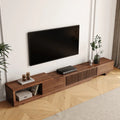 Walnut Extendable TV Console, view 4