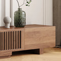 Walnut Extendable TV Console, view 6