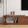 Walnut Extendable TV Console, view 7