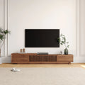 Walnut Extendable TV Console, view 8